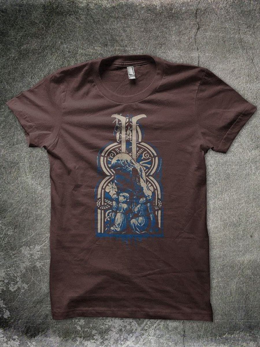 II - "Omnivorous Void" brown/beige/blue T-Shirt