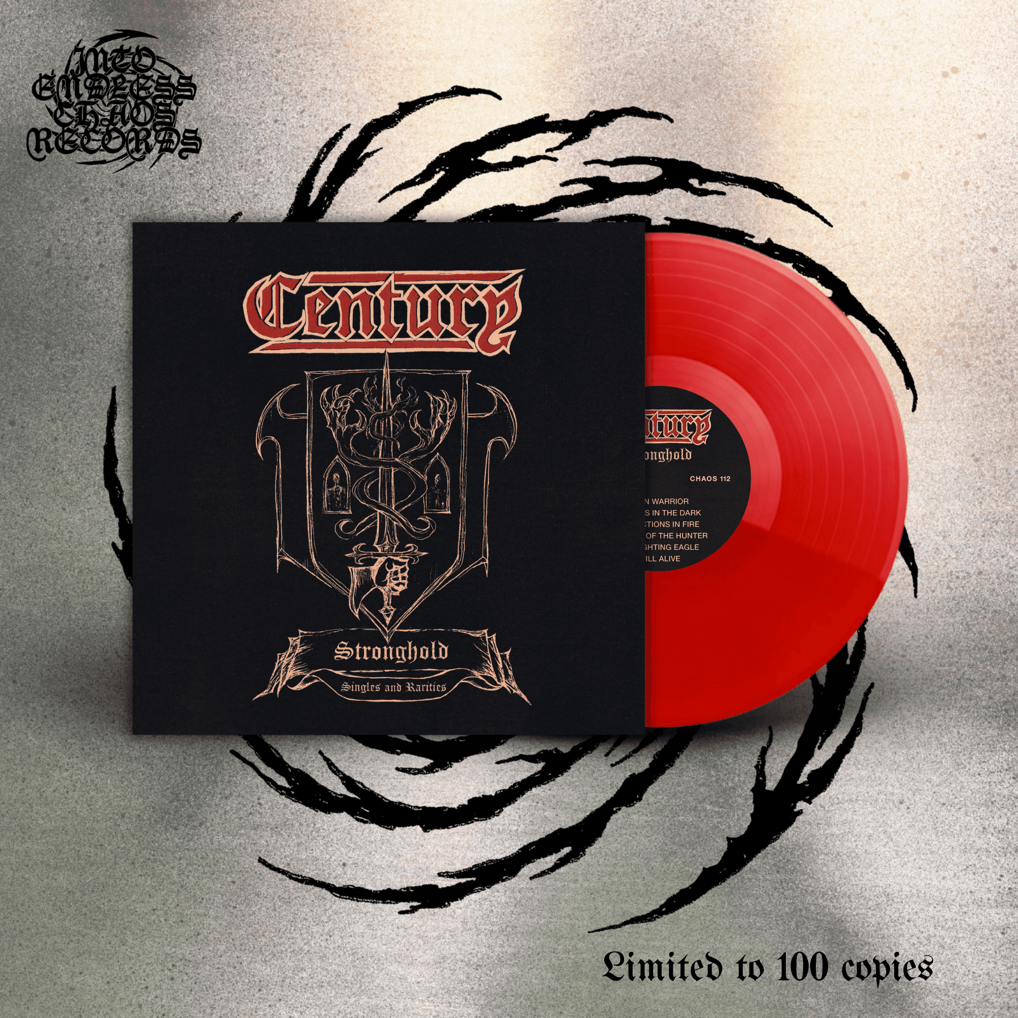 CENTURY – Stronghold LP (Red Vinyl) PRE-ORDER