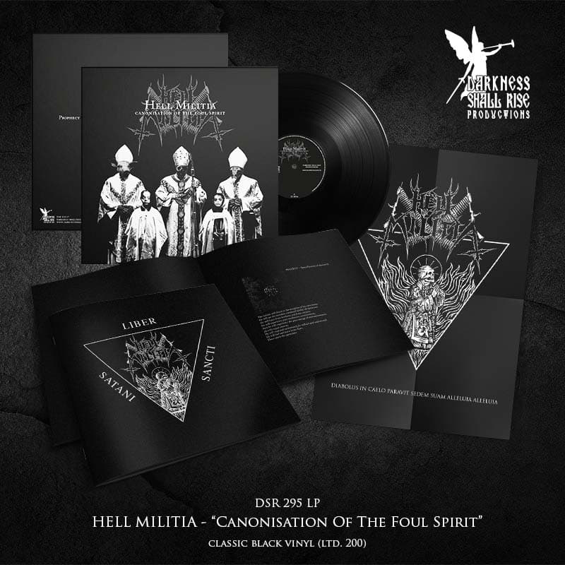 Hell Militia - Canonisation Of The Foul Spirit LP (Black Vinyl)